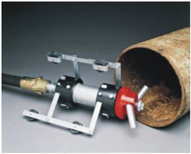 鋼管內(nèi)（外）壁自動噴砂機