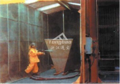 液體濕式噴砂房