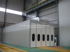 杭州某公司新完成的噴砂房項(xiàng)目