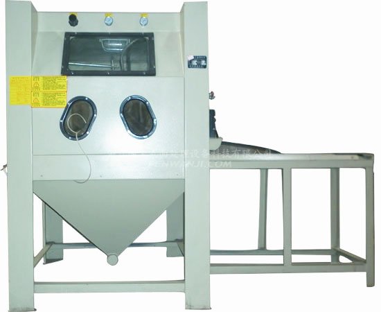 （標(biāo)準(zhǔn)型）手動(dòng)推車(chē)轉(zhuǎn)臺(tái)液體噴砂