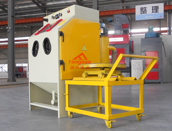 TB-9080FTA推車轉臺式噴砂機