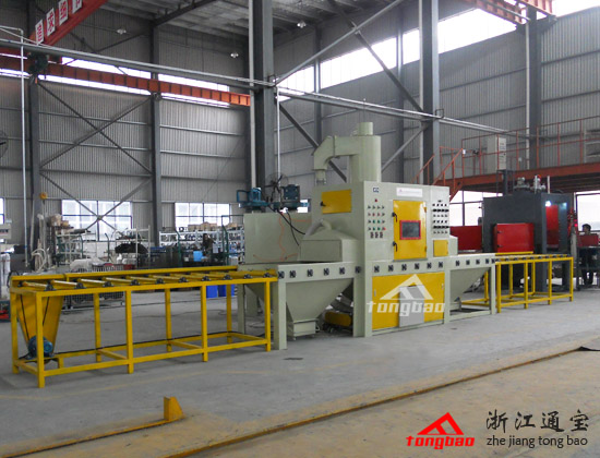 平板輸送式噴砂機(jī)2