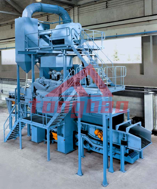 履帶滾筒通過式拋丸機