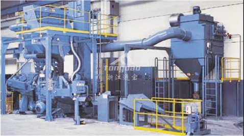 在線通過式自動拋丸機