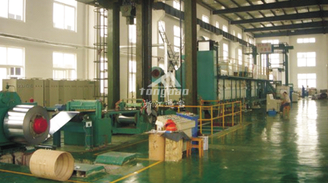 現(xiàn)場實體鋼帶拋丸機生產(chǎn)線