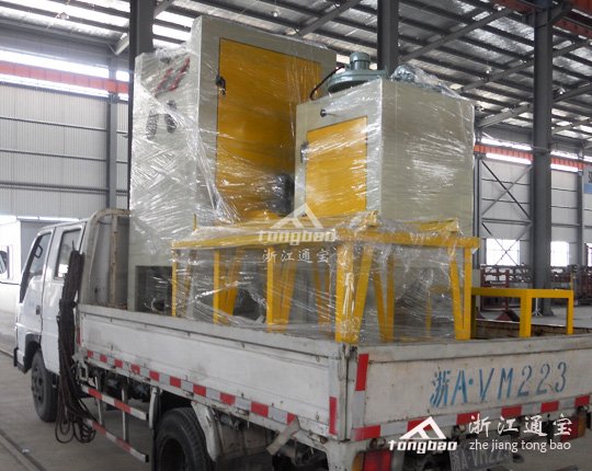 多工位噴砂機裝車交付照