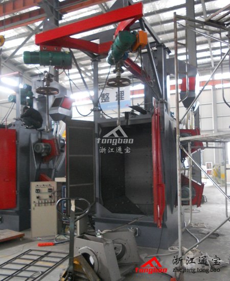 通寶牌雙鉤吊掛式拋丸機